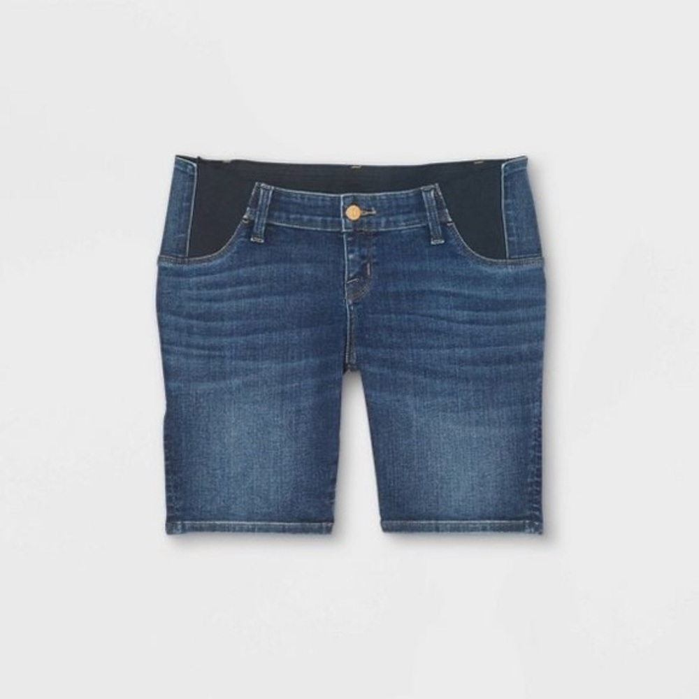 Isabel‎ Maternity by Ingrid & Isabel Side Panel Bermuda Maternity Jean Size 18